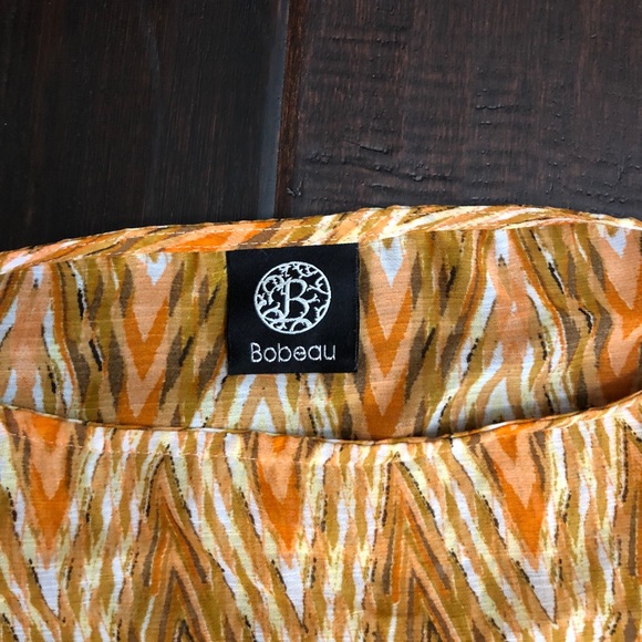 🧡💗 Bobeau orange/pink top -like new! 💗🧡 - Picture 2 of 4